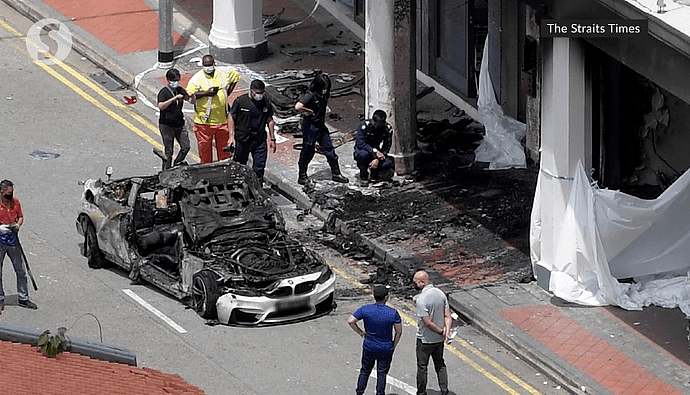 新加坡5死1伤恐怖车祸轰动全岛，舍身救人的美丽未婚妻却被骂上热搜（视频/组图） - 4