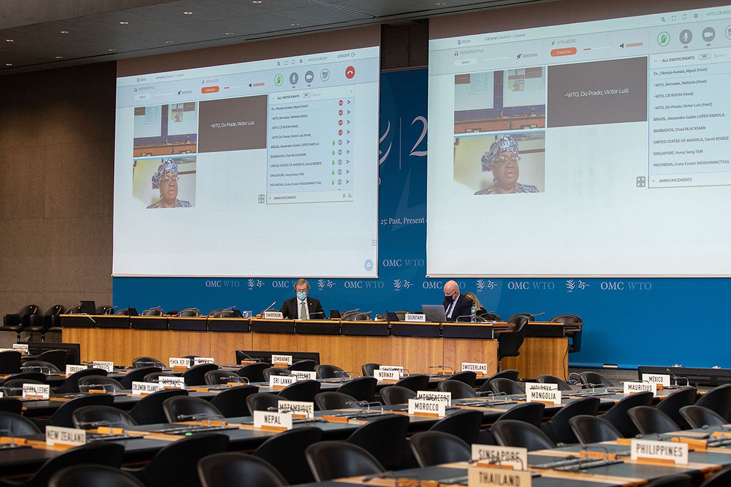 世贸组织2月15日任命恩戈齐•奥孔乔-伊韦阿拉为该组织第七任总干事。（世贸组织官网）