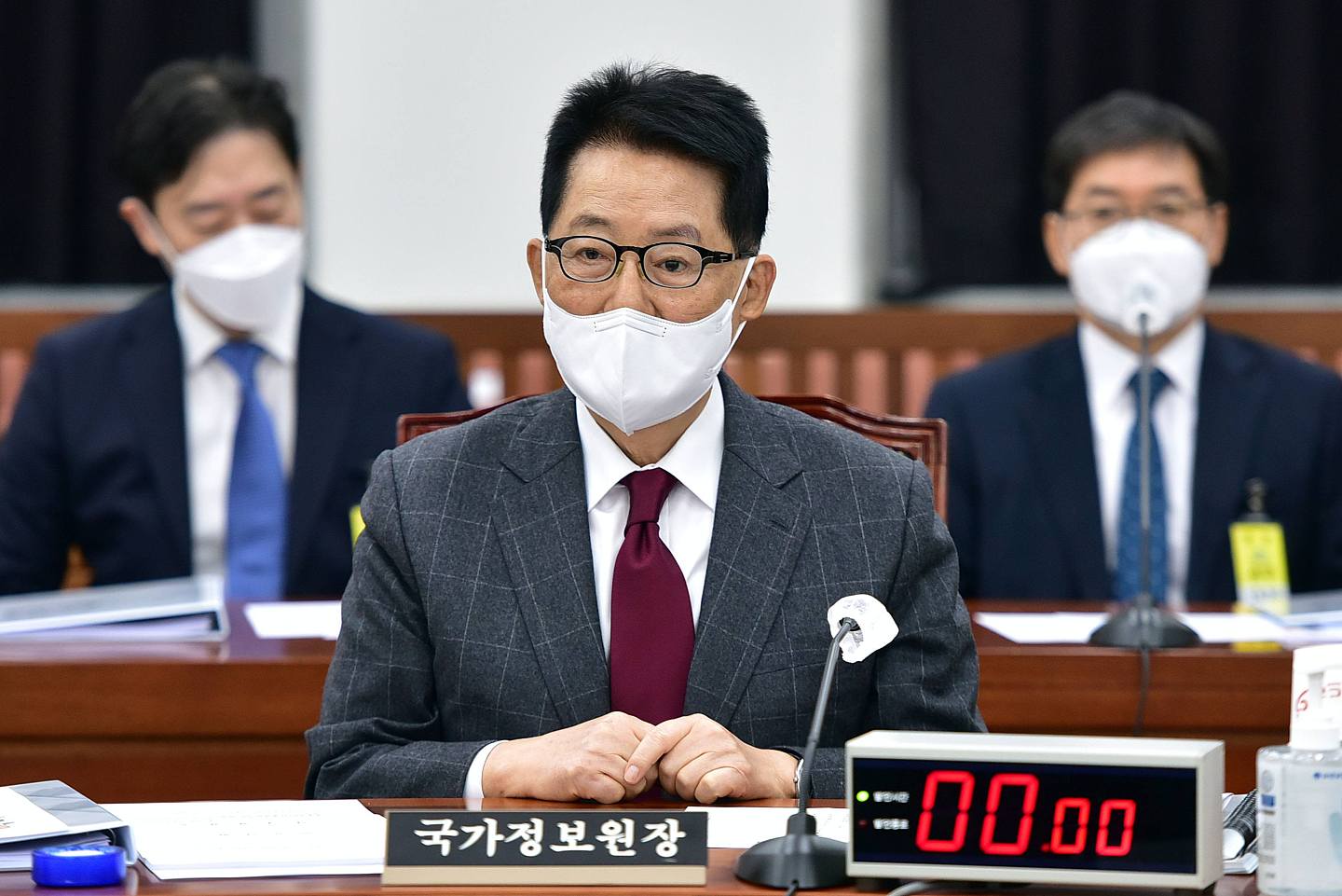 ▲▼南韩国情院长朴智元16日出席国会情报委员会。 （图／达志影像）