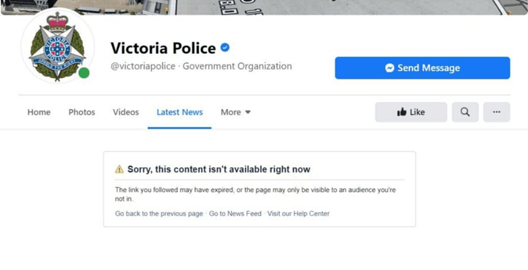 Facebook“封禁”所有澳媒账号，气象厅、卫生厅及消防部门亦受影响！网友：FB把自己的主页都封了（组图） - 3