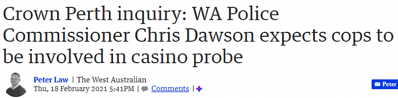 滚动更新：珀斯Crown赌场被曝洗黑钱，警方确定将介入调查 - 2