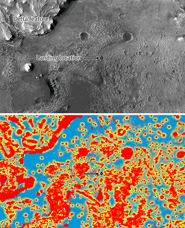 Landing maps