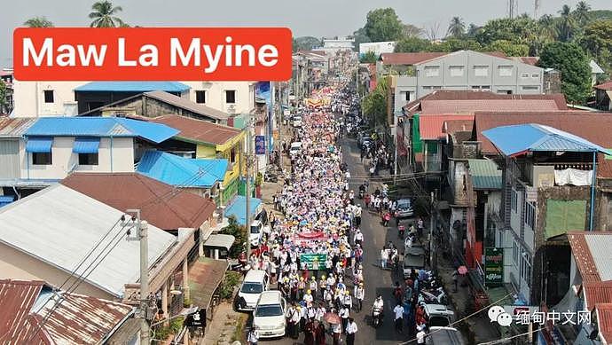 缅甸爆发全国性超大规模示威活动，数百万人走上街头！多地军警已出动（组图） - 8