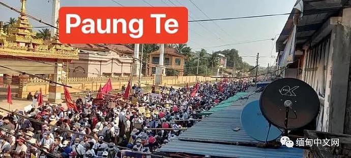 缅甸爆发全国性超大规模示威活动，数百万人走上街头！多地军警已出动（组图） - 11