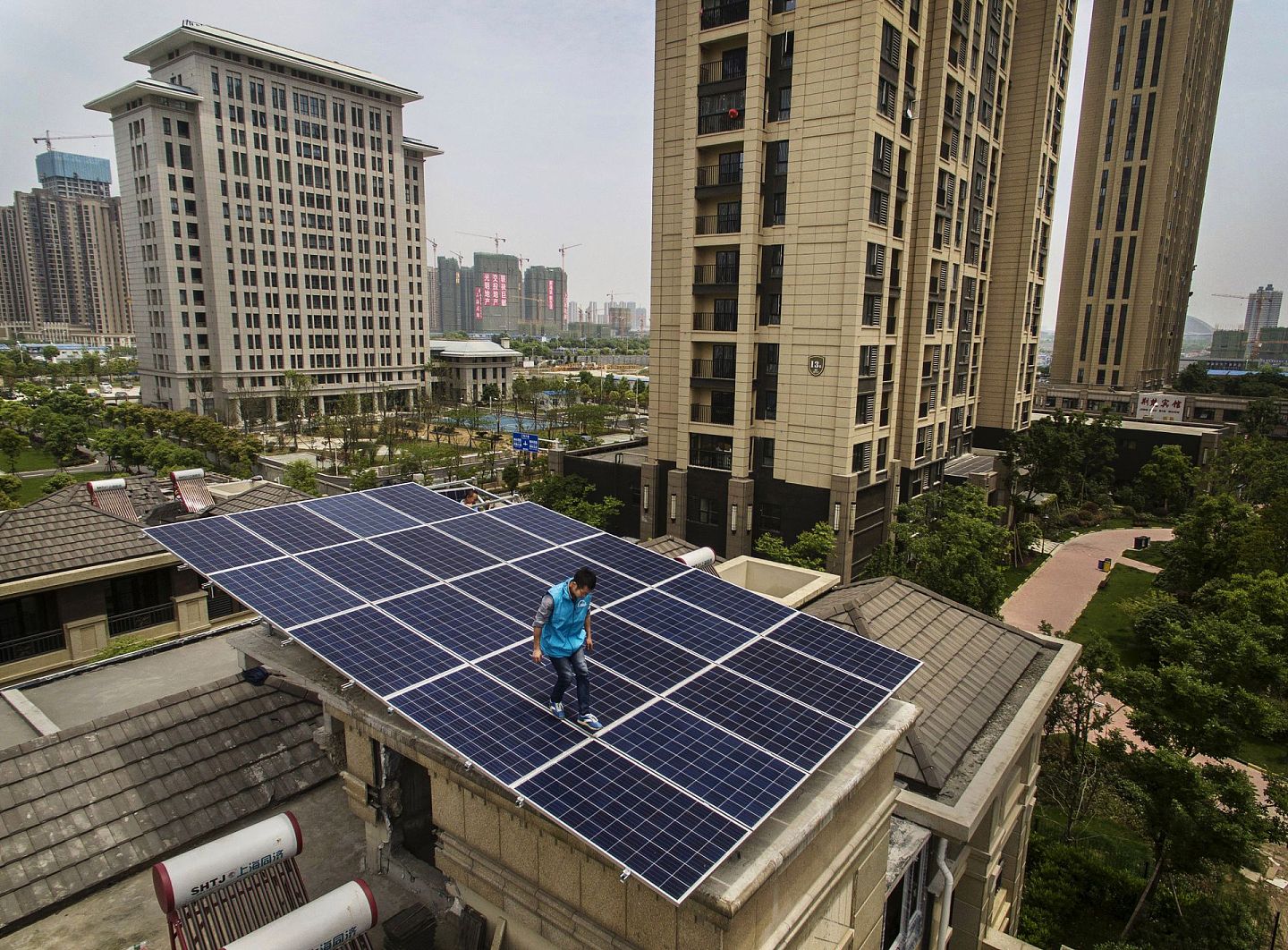 太阳能发电是中国可再生能源发展蓝图的重要一环。（Getty）