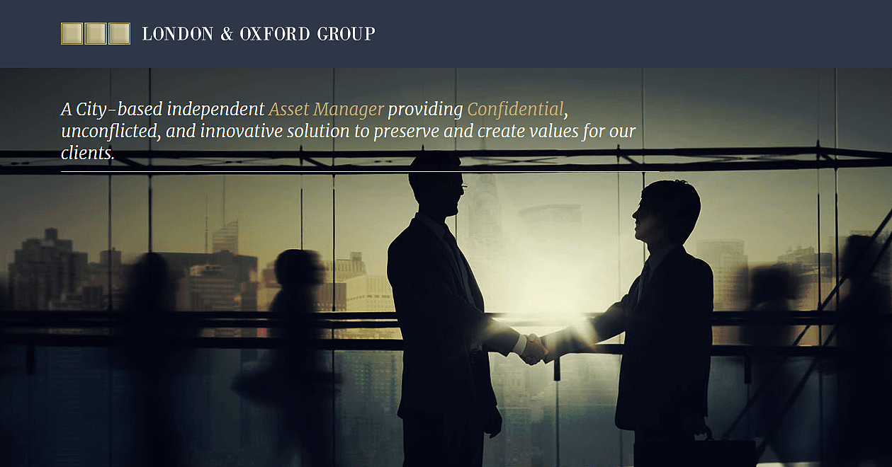 资产管理公司“伦敦牛津集团” (London & Oxford Group)。（网站截图）