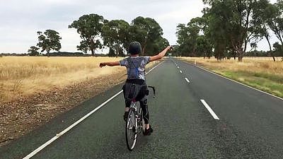 Cycling with no hands is illegal.