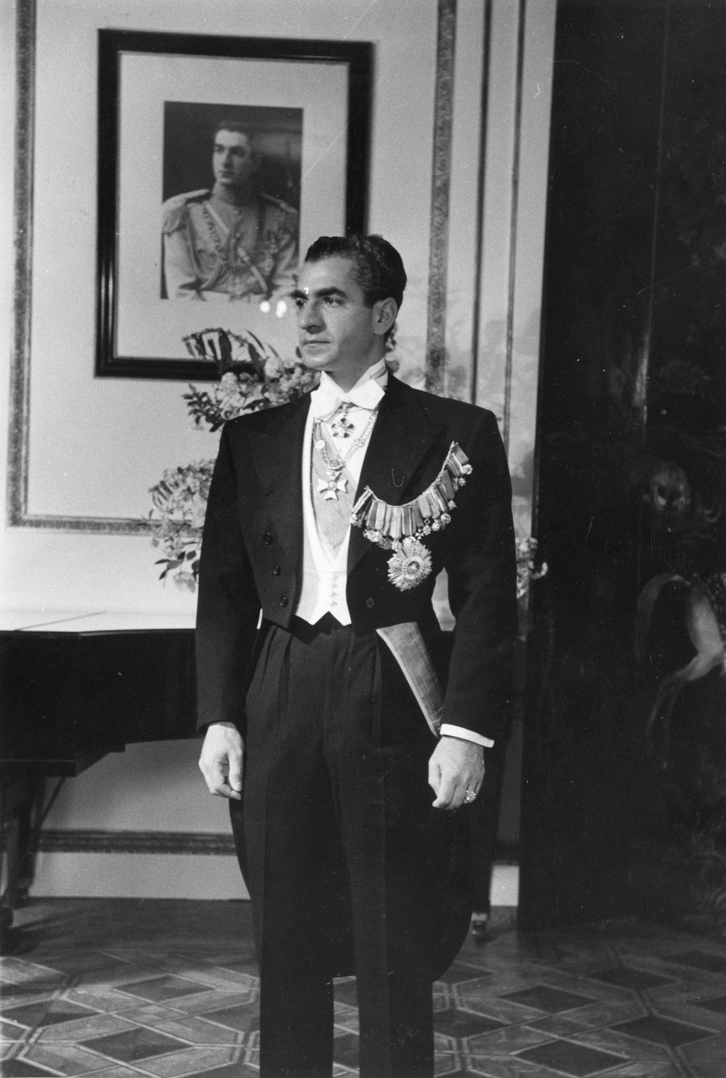 1955年3月12日，前伊朗国王巴列维。（Getty Images）