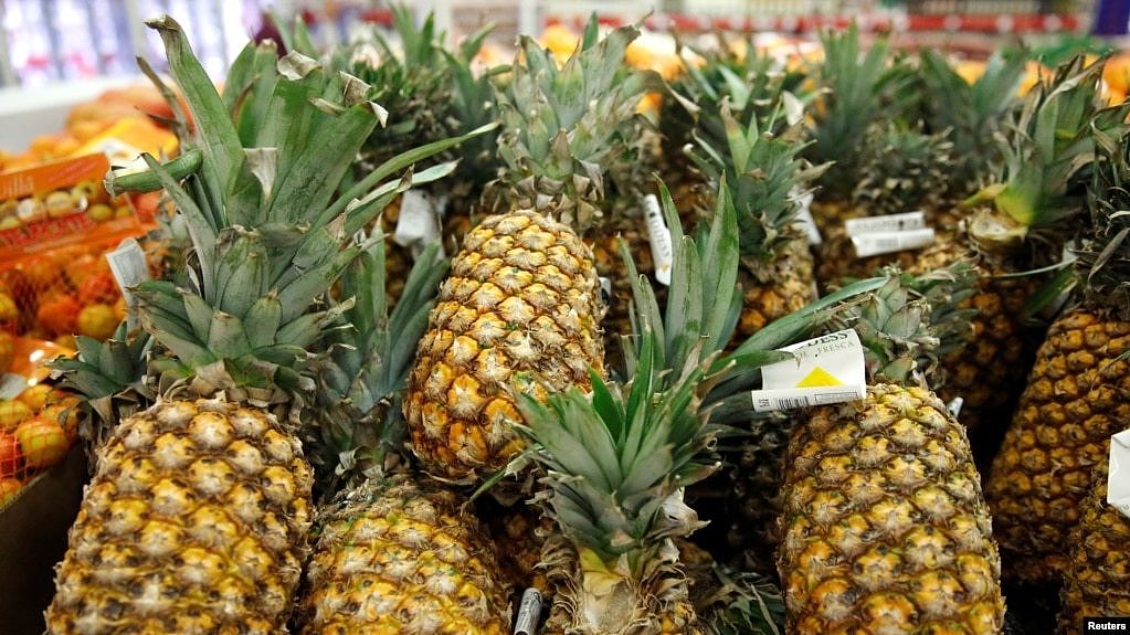  台湾人称为凤梨的菠萝
