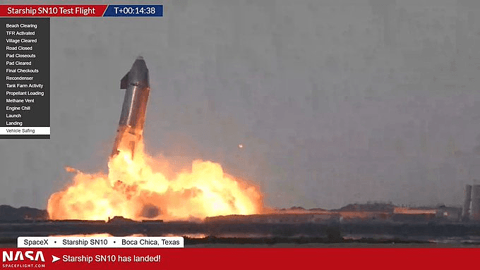 SpaceX SN10成功着陆后爆炸，或因燃料泄漏所致（视频/组图） - 3