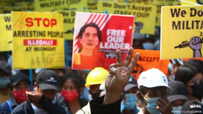 Myanmar | Proteste gegen Militärputsch