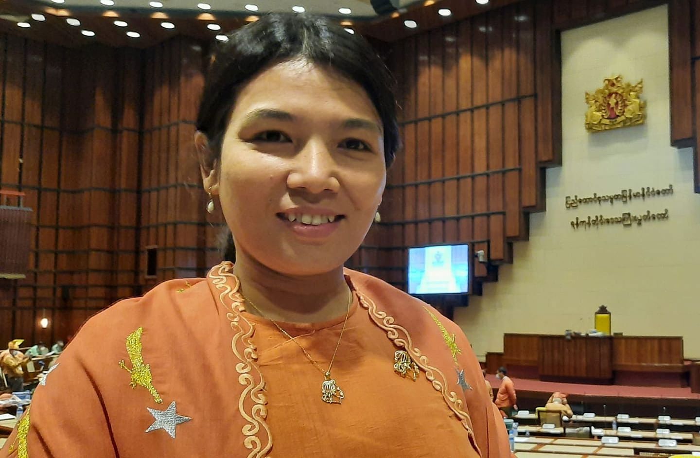 Kyi Pyar是全民盟成员，2015年通过民主选举当选成为市议员，惟她并没有在2020年大选中竞逐连任。（受访者提供）
