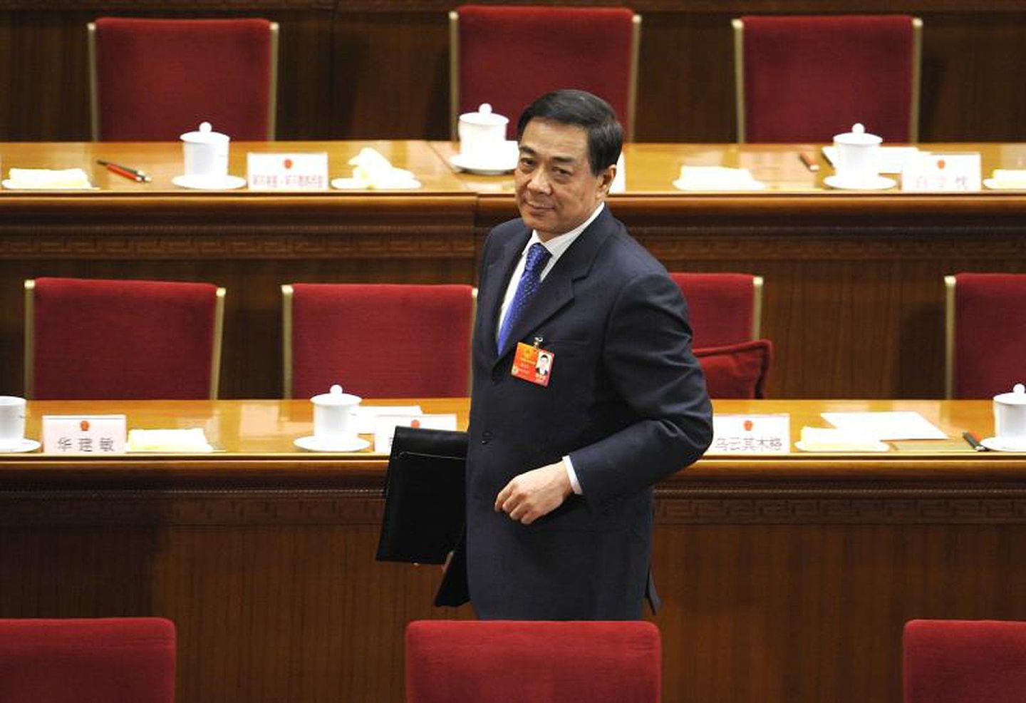 2012年3月3日，薄熙来在北京出席中国人大会议。（视觉中国）