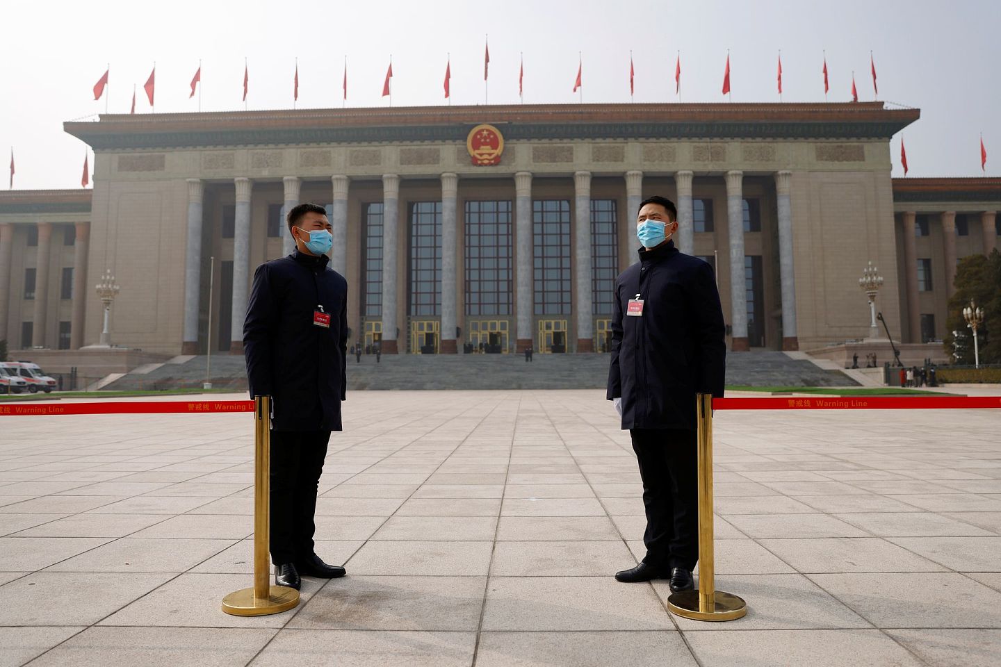 2021年3月11日，中国全国人民代表大会第四次会议在北京人民大会堂结束。（REUTERS）