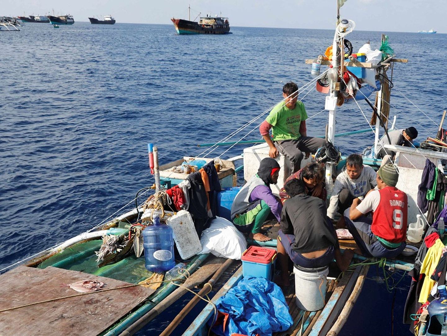 菲律宾总统杜特尔特（Rodrigo Duterte）上台后，请求解禁菲渔民赴黄岩岛捕鱼获中国同意。（Reuters）
