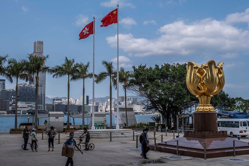 金紫荆广场是香港从英国回归中国的象征。