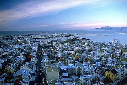 法广存档图片：冰岛首都雷克雅未克
Image d'archive RFI: Reykjavík, la capitale de l'Islande.