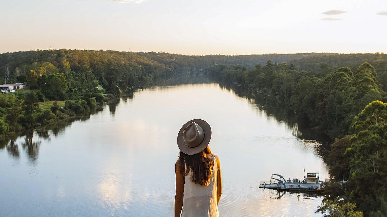 Enjoy the scenic views across the Hawkesbury River from the Cooks Co-Op lookout, Sackville.