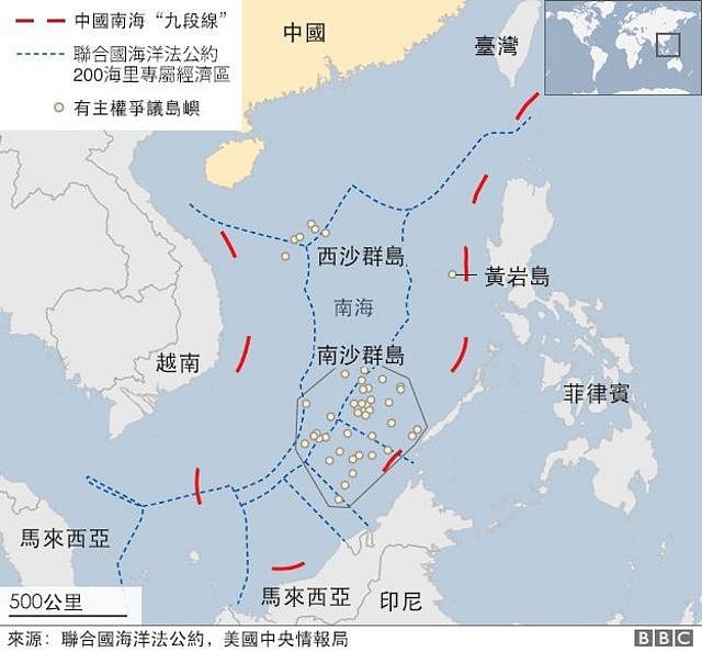 中国的南海九段线