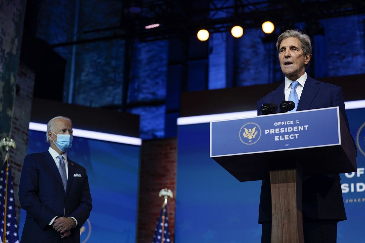 拜登委任的总统气候问题特使克里也曾推动过推动中美在气候行动方面的合作。（John Kerry）（美联社）