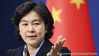 Die Sprecherin des chinesischen Aussenministeriums Hua