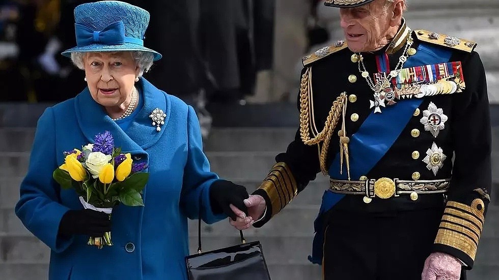英国女王与菲利普亲王 2015年3月15日 资料照片