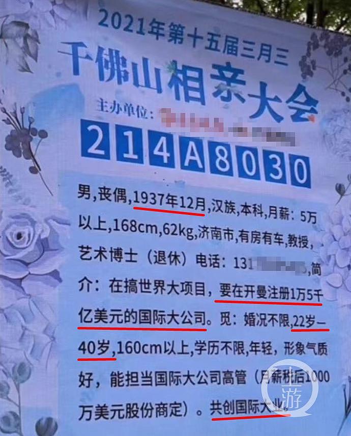 中国83岁教授相亲，要求22岁至40岁女青年，自称要在国外注册1.5万亿公司（组图） - 1