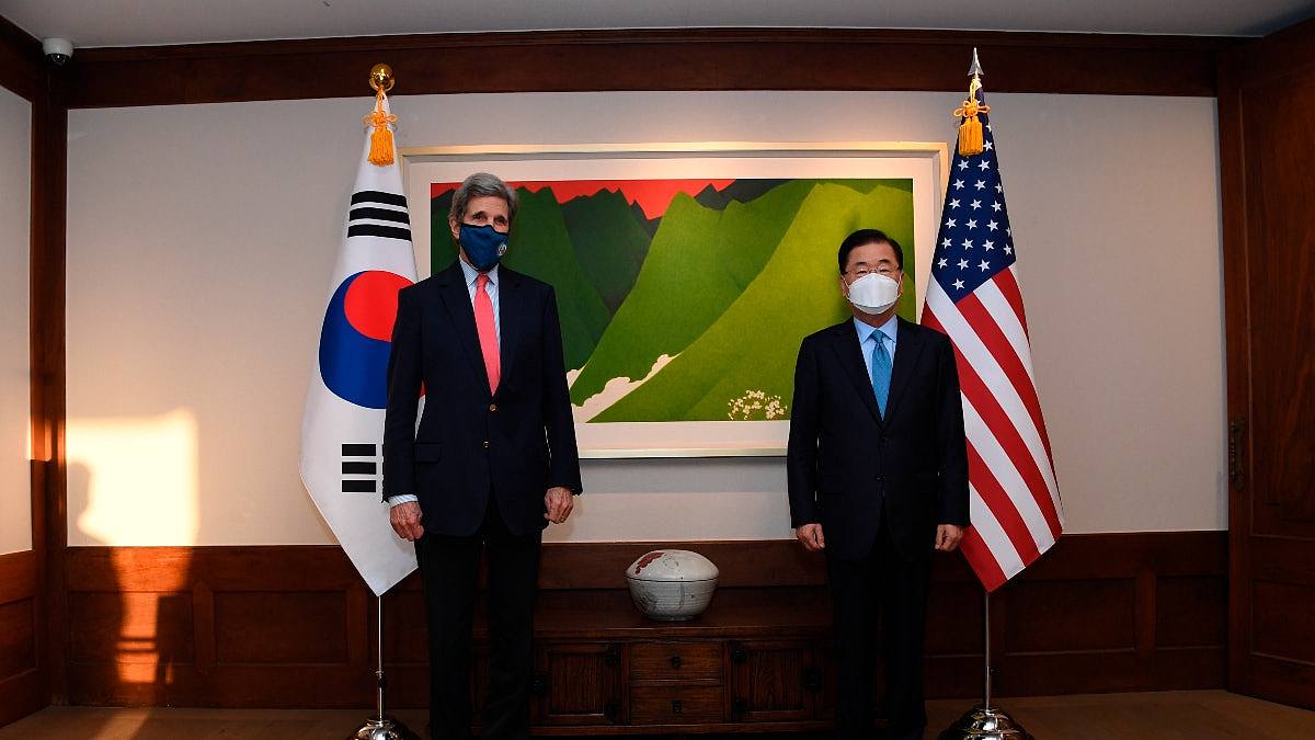 日本排放核废水，韩国担忧！韩外长向美国气候特使表达关注，克里：美方不宜介入（组图） - 2