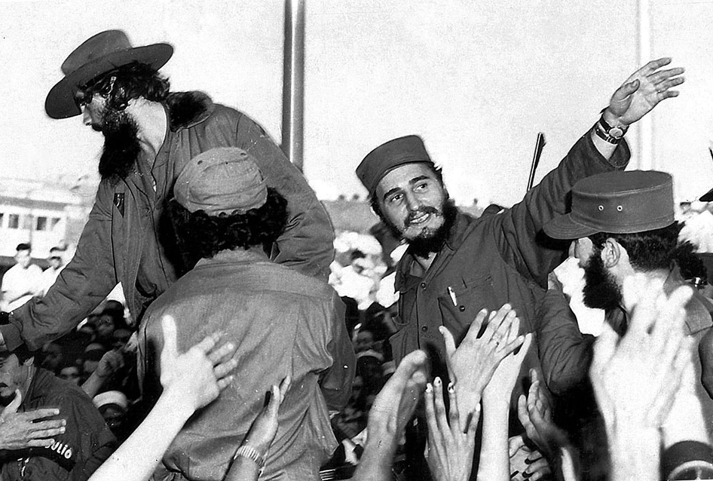 卡斯特罗带领革命游击队，于1959年推翻独裁者巴蒂斯塔。（Reuters）