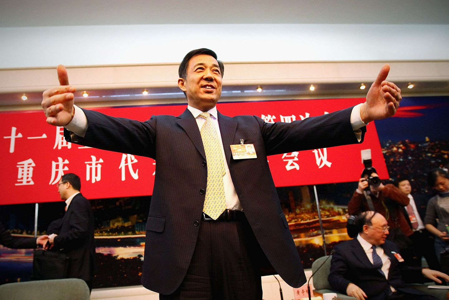 重庆原市委书记薄熙来在重庆推行一系列政策，曾被称为“重庆模式”。(VCG)