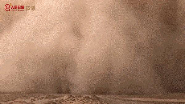 场面恐怖，内蒙已现巨型沙墙，北京浮尘+7级阵风（组图） - 7