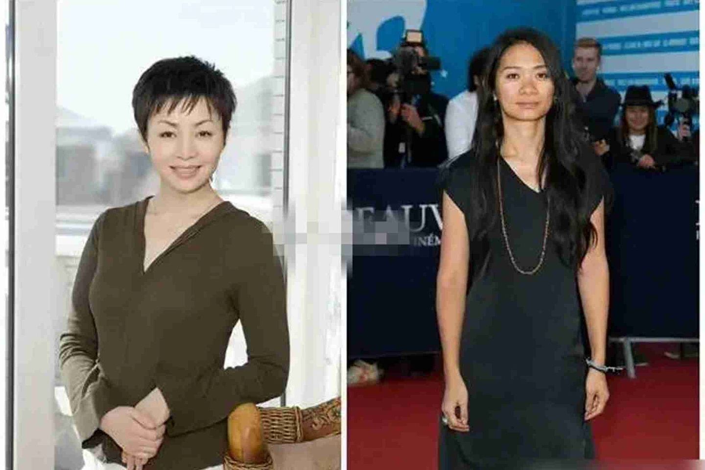 赵婷是中国著名演员宋丹丹（左）的继女。（微博@星探教父）