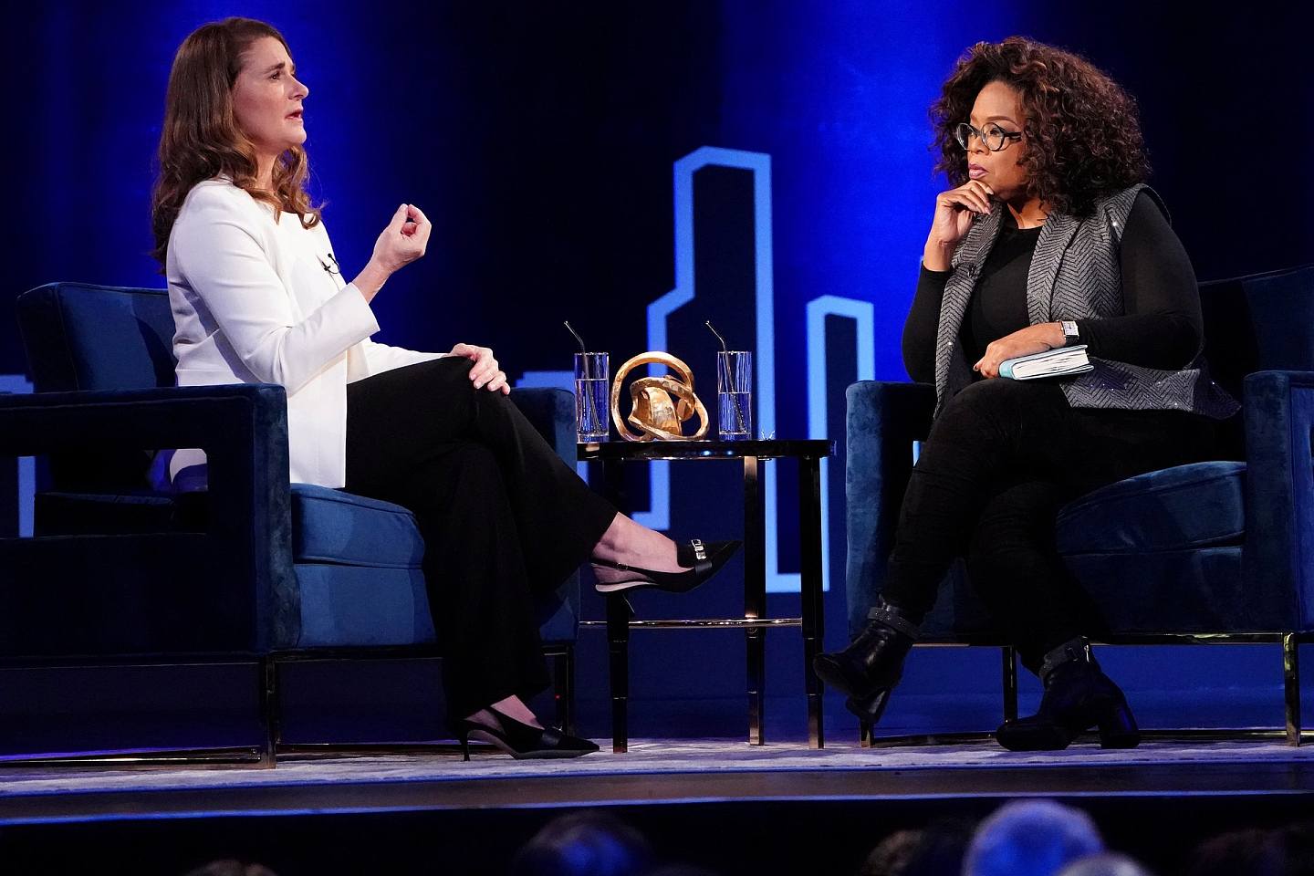 梅琳達·蓋茨早前曾接受Oprah Winfrey的電視訪問。(REUTERS)