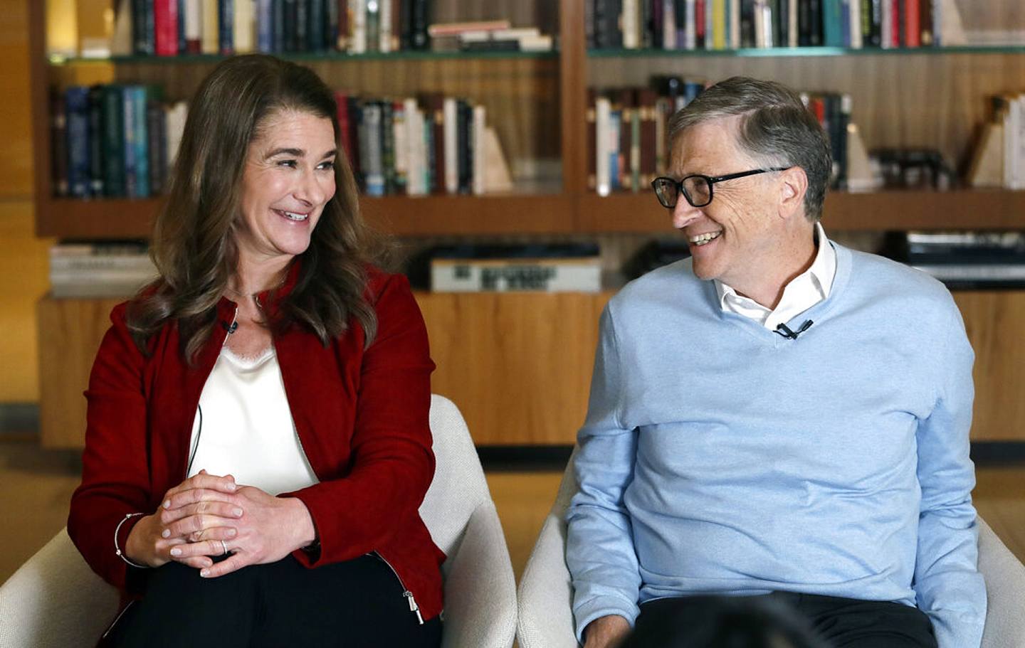 微軟創辦人Bill Gates宣布與妻結束27年婚姻。(AP)
