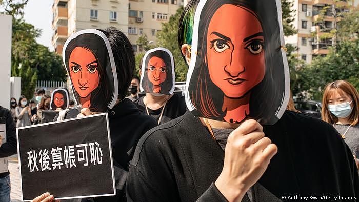 Hongkong Protest und Solidarität mit Nabela Qoser, Journalistin