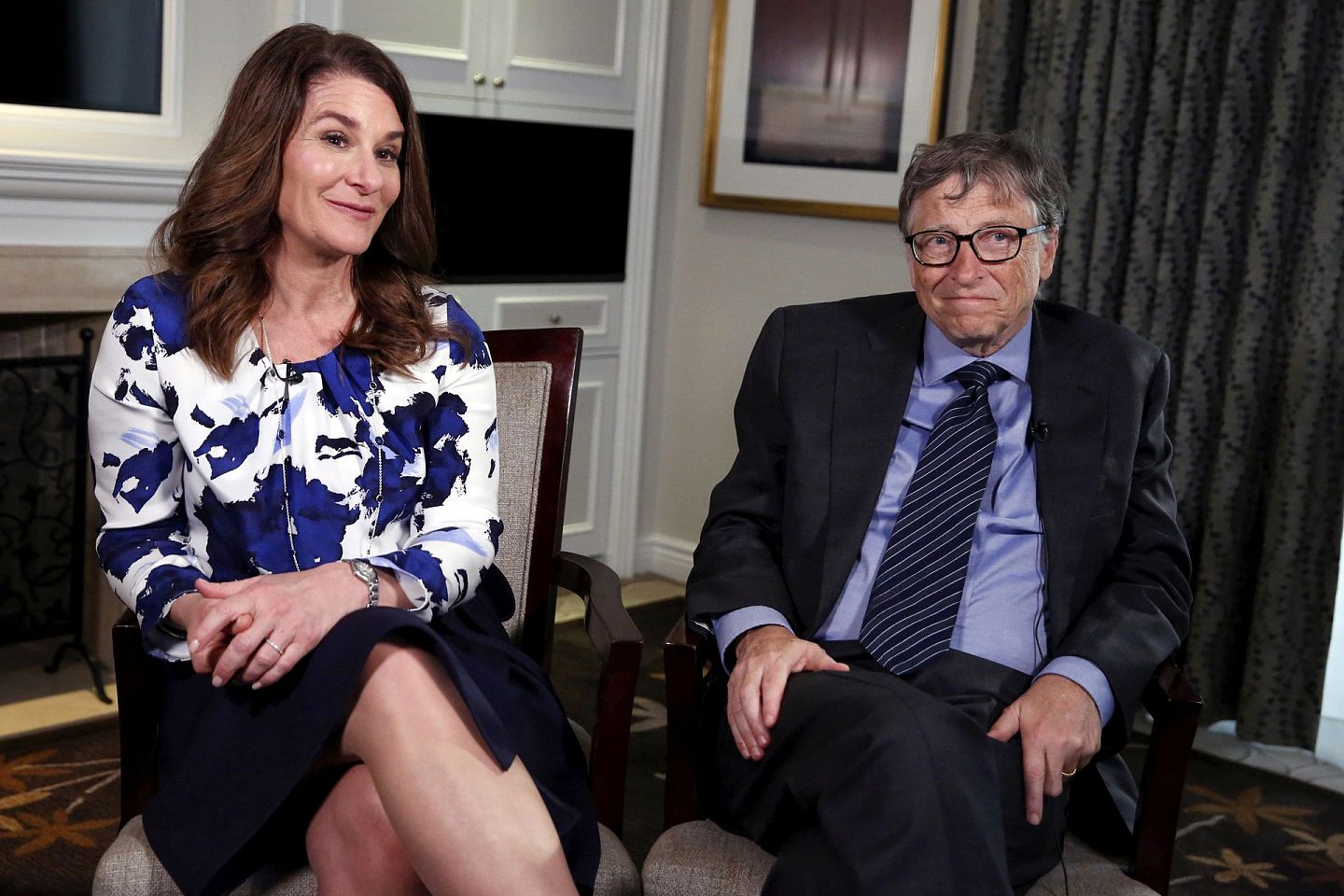 Bill Gates、Melinda Gates（路透社）