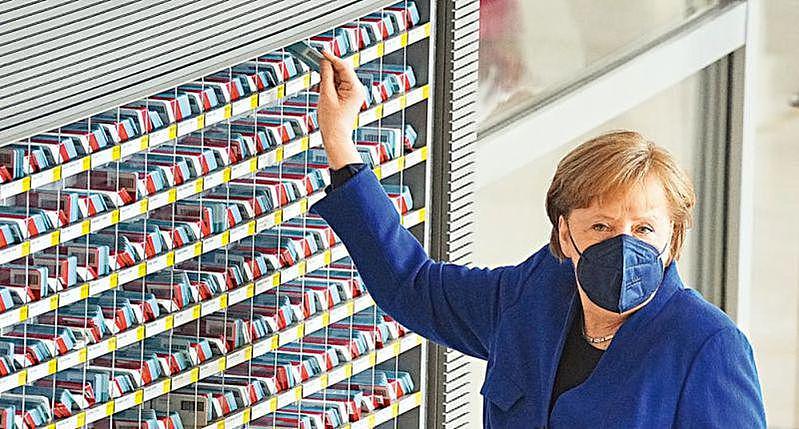 德国总理梅克尔5日重申对中欧投资协定的支持。 （美联社）