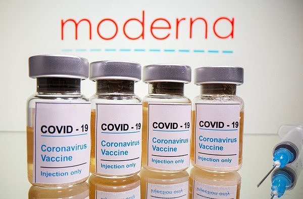 ▲▼莫德纳公司（Moderna）研发的新冠疫苗。 （图／路透）