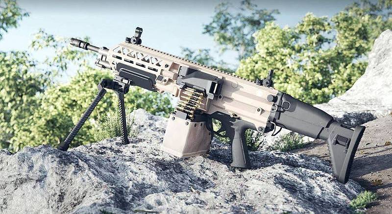 比利时埃斯塔勒国营兵工厂（FN Herstal）推出新型超轻机枪FN EVOLYS™，主打「步枪手感、机枪火力」。 （图撷自FN Herstal官网）