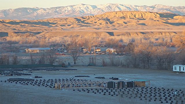 A cannabis farm built by Chinese immigrant workers in Shiprock, New Mexico