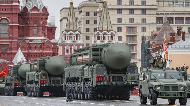 2021年5月9日俄罗斯首都莫斯科红场阅兵