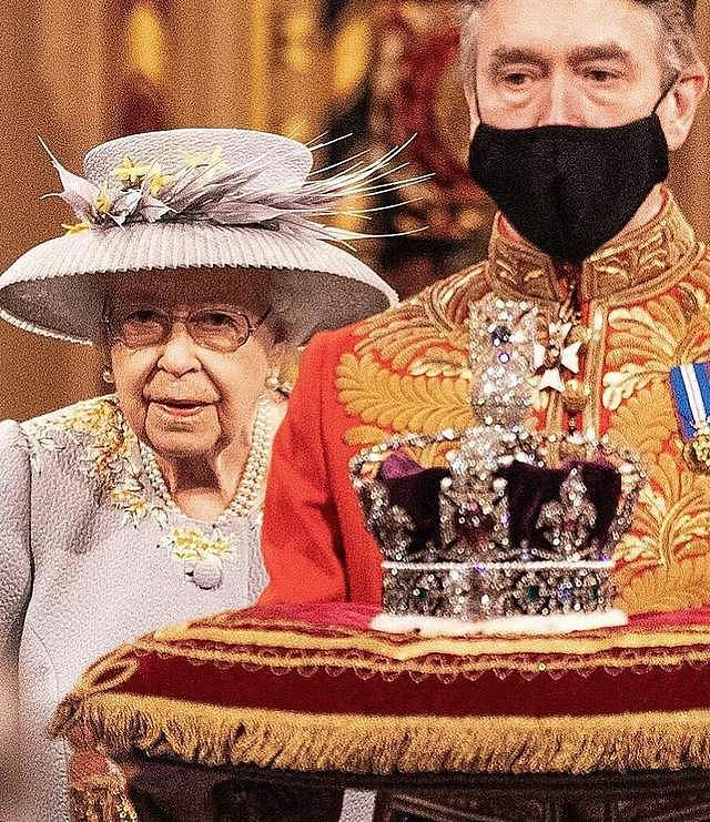 英国女王身材暴瘦，穿亲王99岁生日花裙缅怀，查尔斯地位飞升笑开怀（组图） - 2