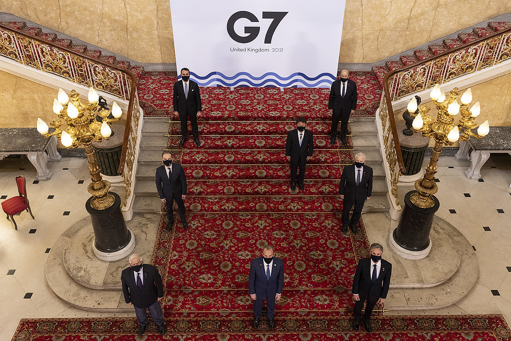 七国集团「G7」外长日前在会后联合声明表示，关切新疆、西藏、香港和南海等议题表示，同时支持台湾参与世卫和世卫大会。 图:取自twitter.com/G7