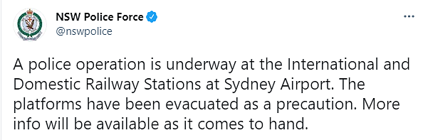 悉尼机场城铁站紧急封锁，周边区域疏散，T8线一度停运（组图） - 5