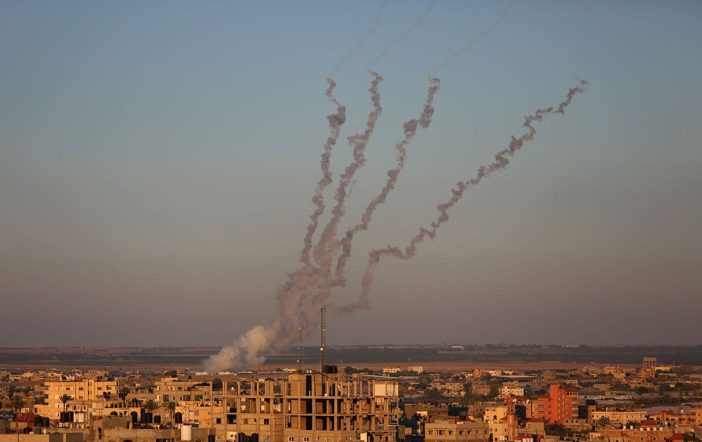 哈马斯从加沙方向仍能发射少量火箭弹，但其影响只剩下新闻价值。（新华社）