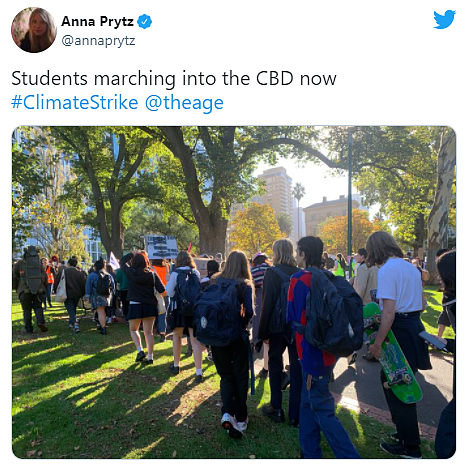 全澳50多地爆发游行示威！数千名学生涌入悉尼CBD，批莫里森政府“不关心澳洲未来”（组图） - 5