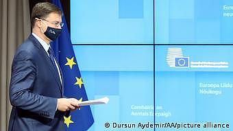 Brüssel Valdis Dombrovskis EU Kommission PK