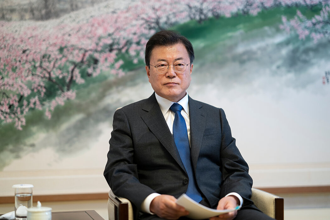 周五，韩国总统文在寅将在华盛顿与拜登会面。
