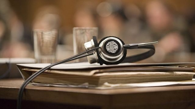 纽伦堡审判法庭用过的同传耳机