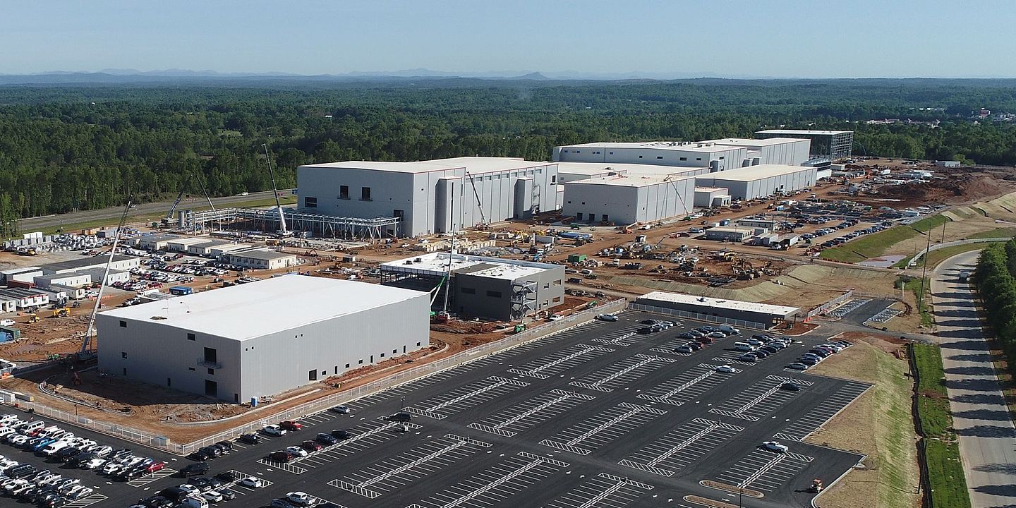 韩国SK公司在美国佐治亚州的电池工厂。（SK官网）